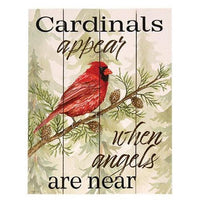 Cardinals Appear Pallet Art - The Fox Decor