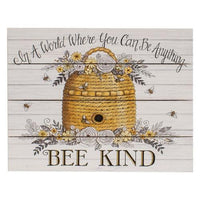 Bee Kind Beehive Pallet Art - The Fox Decor