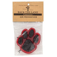 Thumbnail for Black & Red Paw Print Air Freshener Cinnamon - The Fox Decor