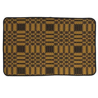 Thumbnail for Black & Mustard Westbury Floor Mat - The Fox Decor