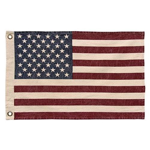 Stonewashed American Flag 17x28 - The Fox Decor