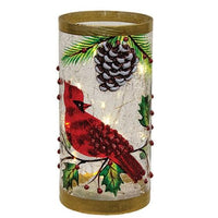 Cardinal Pillar with LED String Lights - The Fox Decor