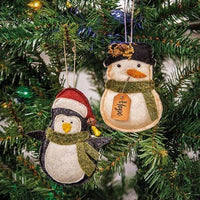 Thumbnail for Felt Penguin Ornament - The Fox Decor