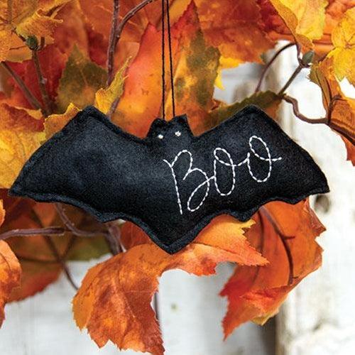 Felt Bat Boo Ornament - The Fox Decor