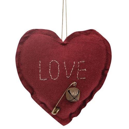Love Heart Pillow Ornament - The Fox Decor