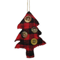 Buffalo Check Tree Ornament - The Fox Decor