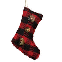 Thumbnail for Buffalo Check Stocking Ornament - The Fox Decor