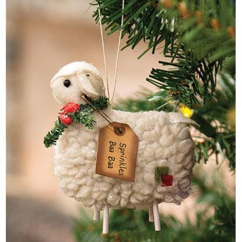 Sprinkles Baa Baa Sheep Ornament - The Fox Decor