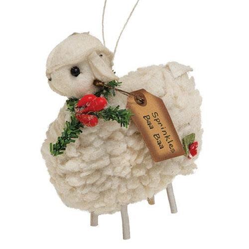 Sprinkles Baa Baa Sheep Ornament - The Fox Decor
