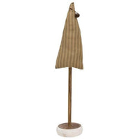 Green Ticking Stripe Christmas Tree on Base 16 - The Fox Decor