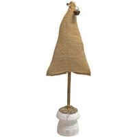 Burlap Christmas Tree on Base 17 - The Fox Decor