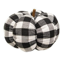 Thumbnail for Black & White Buffalo Check Stuffed Pumpkin 8 - The Fox Decor