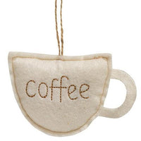 Thumbnail for Felt Stitched Coffee Cup Ornament - The Fox Decor