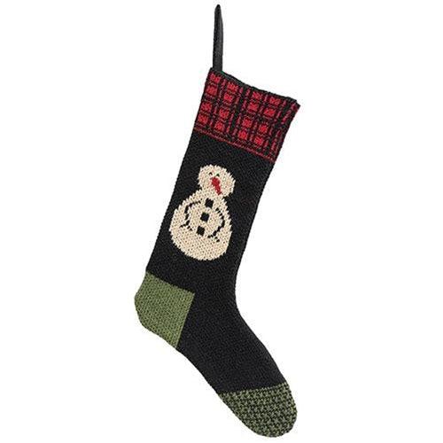 Knit Snowman Stocking - The Fox Decor