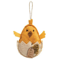 Thumbnail for Felt Hatching Peep Chick Ornament