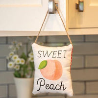 Sweet Peach Pillow Ornament - The Fox Decor