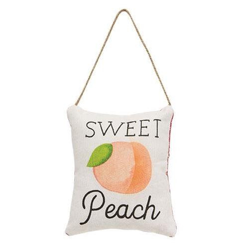 Sweet Peach Pillow Ornament - The Fox Decor