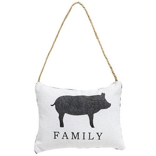 Family Pig Pillow Ornament - The Fox Decor