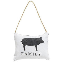 Family Pig Pillow Ornament - The Fox Decor