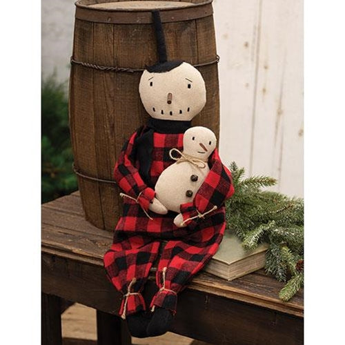 Pajamas Snowman & Baby Doll