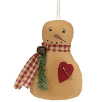 Snowman Heart Christmas Ornament - The Fox Decor