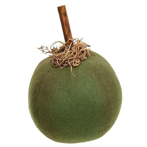 Primitive Mossy Green Pumpkin 5 - The Fox Decor