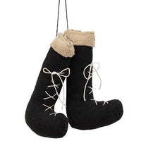 Santa's Boots Fabric Ornament - The Fox Decor