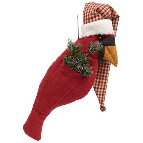 Christmas Cardinal Door Hanger - The Fox Decor