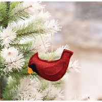 Felt Cardinal Ornament - The Fox Decor