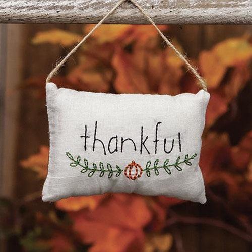 Thankful Pillow Ornament - The Fox Decor