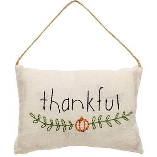Thankful Pillow Ornament - The Fox Decor