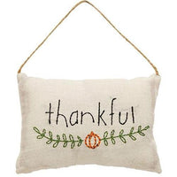 Thankful Pillow Ornament - The Fox Decor