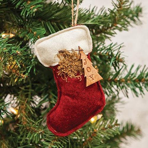 Joy Stocking Ornament - The Fox Decor