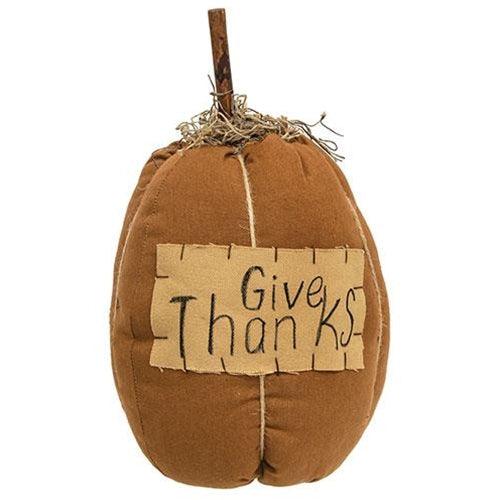 Give Thanks Pumpkin - The Fox Decor