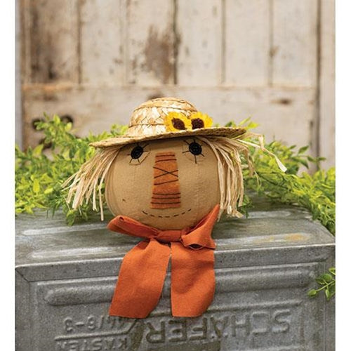 Scarecrow Head Ornament