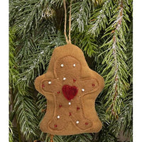 Thumbnail for Beaded Gingerbread Cookie Ornament