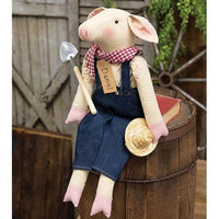 Daniel Gardener Pig Doll - The Fox Decor