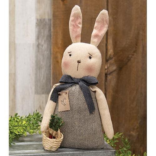 Bunny With Carrot Basket - The Fox Decor