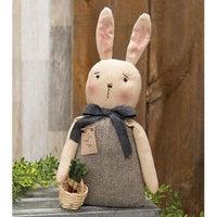 Thumbnail for Bunny With Carrot Basket - The Fox Decor