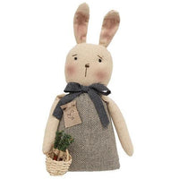 Thumbnail for Bunny With Carrot Basket - The Fox Decor