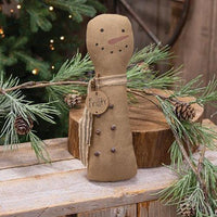 Primitive Frosty Jingles Snowman Hanger - The Fox Decor