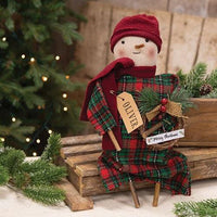 Thumbnail for Oliver Snowman Doll - The Fox Decor