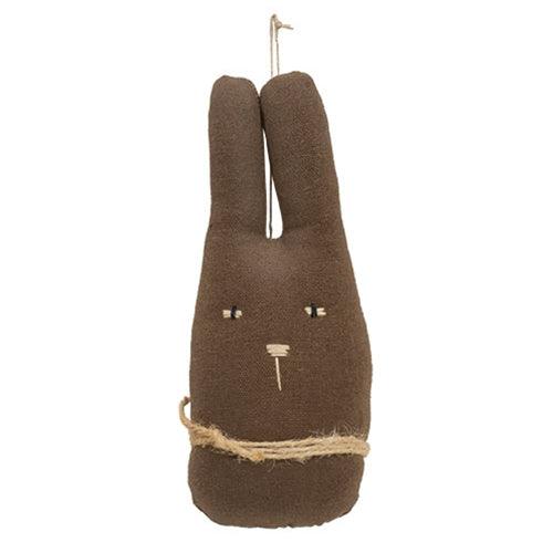 Fabric Rabbit Head Ornament 3 Asstd - The Fox Decor