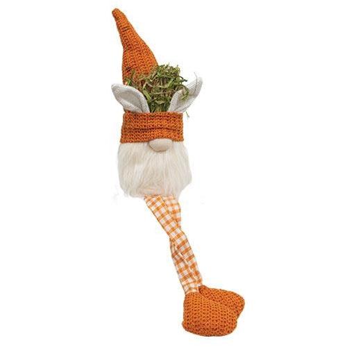 Orange Hat Bunny Gnome - The Fox Decor