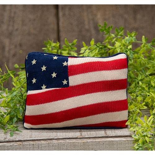 Small American Flag Pillow - The Fox Decor