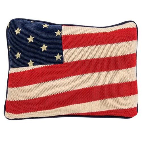 Small American Flag Pillow - The Fox Decor