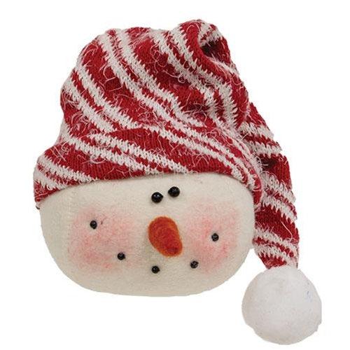 Stocking Cap Frosty Snowman Head - The Fox Decor