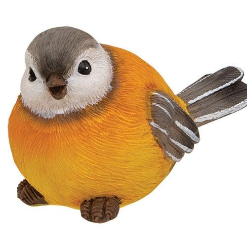 Round Resin Spring Bird 3 Asstd - The Fox Decor