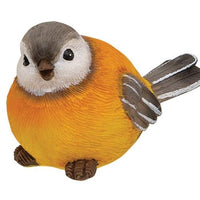 Round Resin Spring Bird 3 Asstd - The Fox Decor