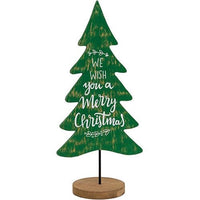 Thumbnail for Merry Christmas Wood Tree Cutout Sitter